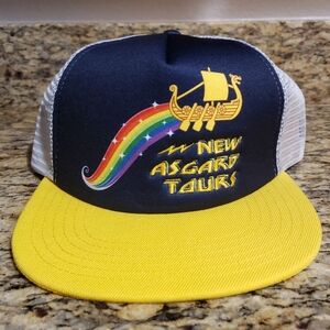 New Asgard Tours Trucker Hat NWT Snapback Thor